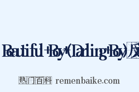 Beautiful+Boy+(Darling+Boy)反义词是什么意思的图片